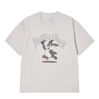 ADLV Cartoon Chincilla Short Sleeve T-Shirt Light Grey